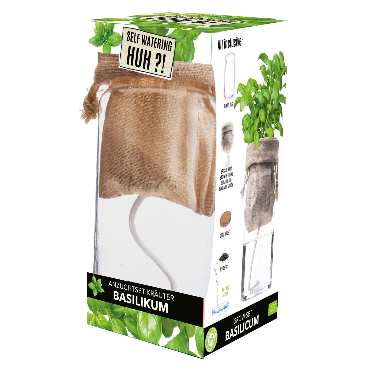Anzuchtset Huh!?, Basilikum Saatgut 4 Anzuchtset Huh!?, Basilikum Saatgut – Bild 2
