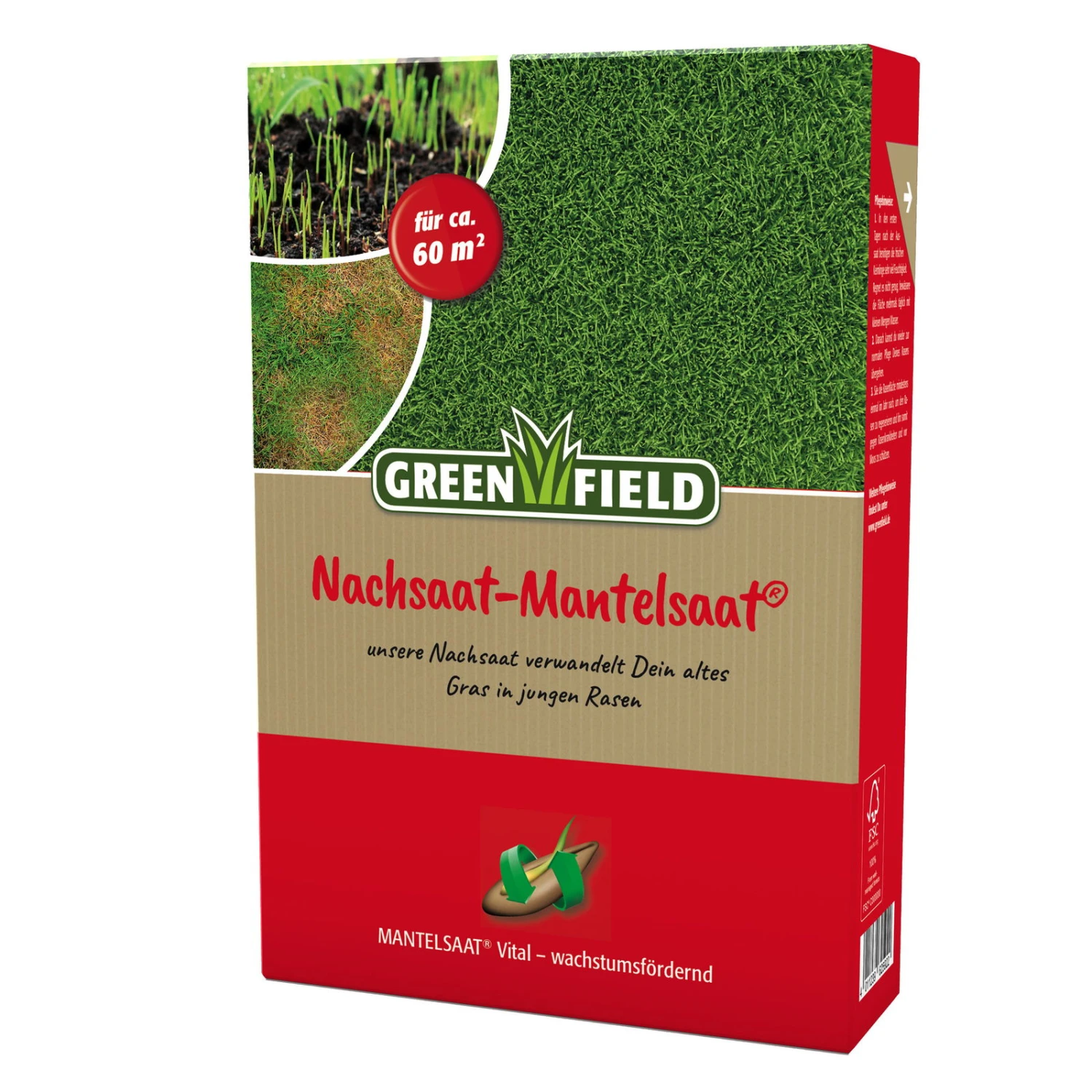 Rasensamen Für Nachsaat-Mantelsaat, 1 Kg 3 Rasensamen Für Nachsaat-Mantelsaat, 1 Kg