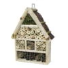 Insektenhotel Klein Mit Weidendach -Gartenbedarf Geschäft 0910160091 Insektenhotel klein mit Weidendach 30x9x38cm Kiefer und Birke 4523