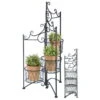 Pflanzenständer Für 3 Töpfe, Aus Eisen, Faltbar 1 Pflanzenständer Für 3 Töpfe, Aus Eisen, Faltbar -Gartenbedarf Geschäft 0910602288 Pflanzstaender fuer 3 Toepfe faltbar 47429