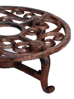 Stövchen, Antik-rostbraun, 19,2 X 19,2 X 7,1 Cm 5 Stövchen, Antik-rostbraun, 19,2 X 19,2 X 7,1 Cm -Gartenbedarf Geschäft 0910850491 Stoevchen Antik braun rund zoom 117926