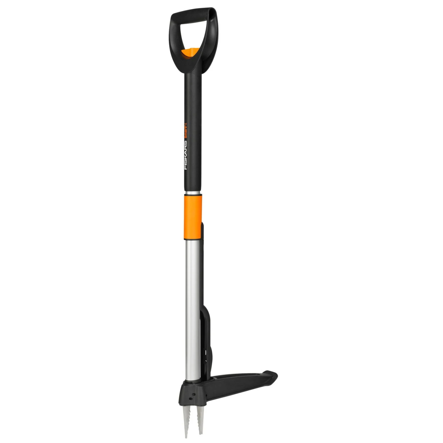 Fiskars SmartFit Teleskop-Unkraut-Stecher, Schwarz/orange, Länge 99-119 Cm 6 Fiskars SmartFit Teleskop-Unkraut-Stecher, Schwarz/orange, Länge 99-119 Cm – Bild 4