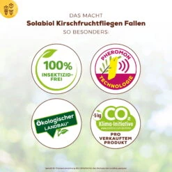 Solabiol Kirschfruchtfliegenfalle, 5er-Pack -Gartenbedarf Geschäft 0950200760 Solabiol Kirschfruchtfliegenfalle 5Stueck 2 107241