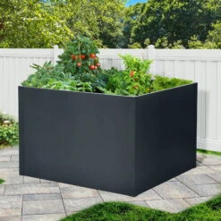 Hochbeet Mit Doppelwand, Anthrazit 7 Hochbeet Mit Doppelwand, Anthrazit -Gartenbedarf Geschäft 0980250151 Hochbeet mit Doppelwand 3 94166