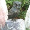 Gartenfigur "Uhu Stehend" Von Rottenecker, Bronze, Höhe: 29 Cm -Gartenbedarf Geschäft 0980305927 Uhu stehend 55979