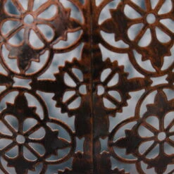 Solarlaterne Damast, Bronze, Ø 18 Cm -Gartenbedarf Geschäft 2950100312 Solarlaterne Damast 23x22cm5 65214