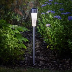 Rundumsolarleuchte, Grau, 10 Lumen, 79,5 X 7,5 Cm