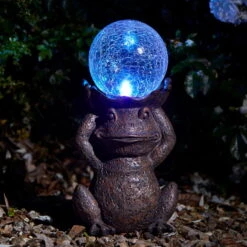 Solarleuchte 'Frosch Mit Kugel', 41 X 20 X 16 Cm 7 Solarleuchte 'Frosch Mit Kugel', 41 X 20 X 16 Cm -Gartenbedarf Geschäft 2950100494 Solarleuchte Frosch 2 105903