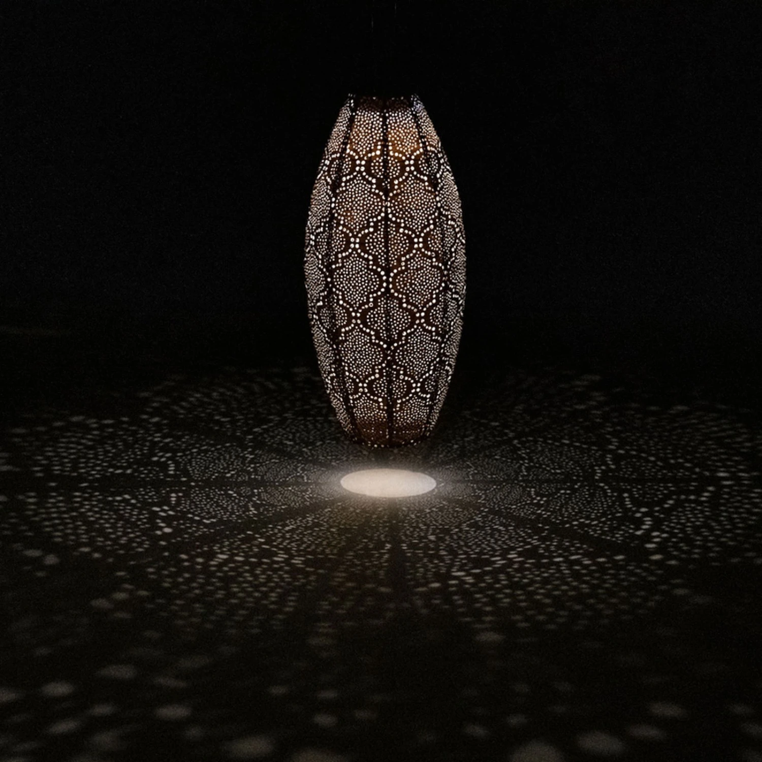 Solarlaterne 'Long Oval 20', Gold, Ø 20 X 45 Cm 4 Solarlaterne 'Long Oval 20', Gold, Ø 20 X 45 Cm – Bild 2