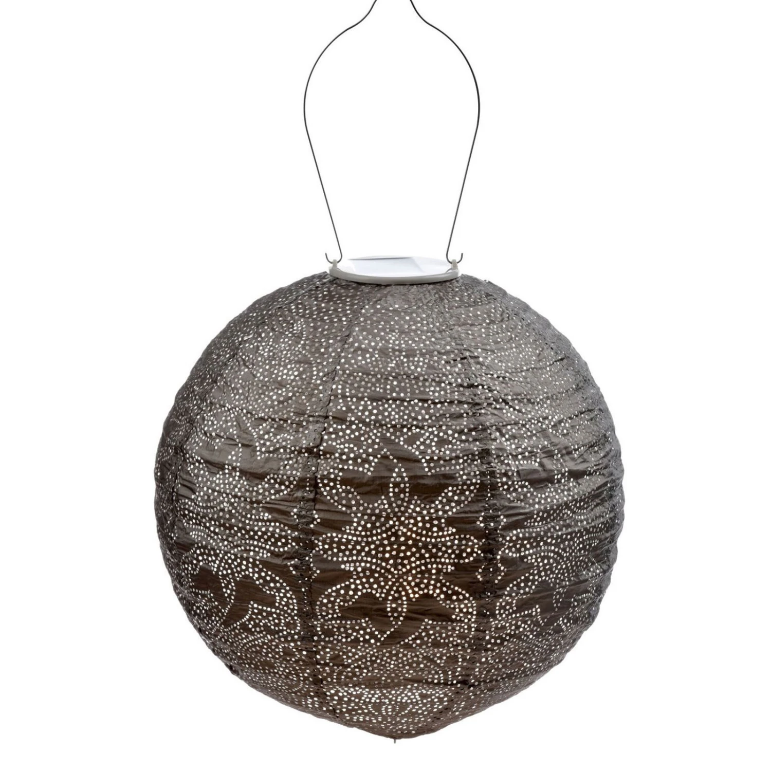 Solarlaterne 'Round 30', Taupe, Ø 30 X 29 Cm 3 Solarlaterne 'Round 30', Taupe, Ø 30 X 29 Cm