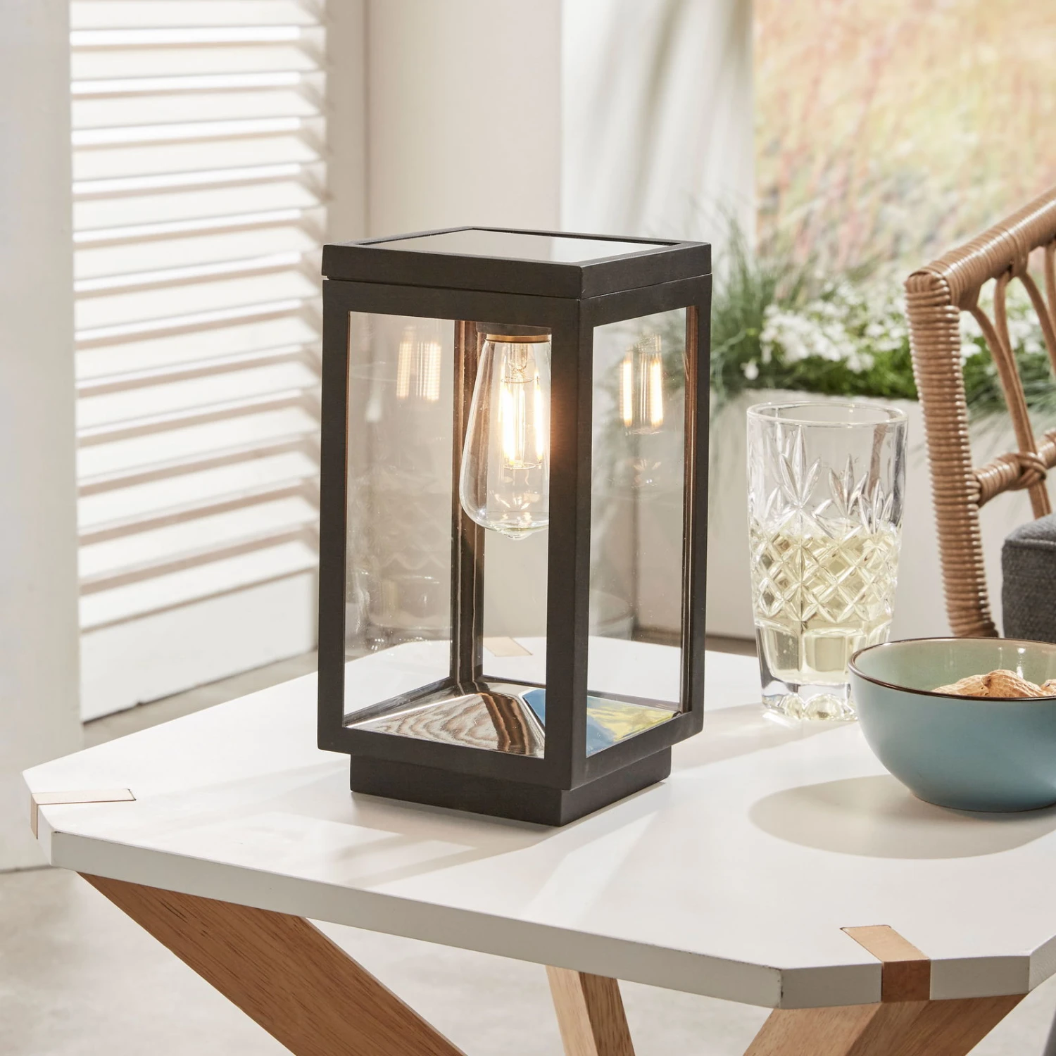 Solar-Tischleuchte 'Amsterdam', Schwarz, Ø 12 X H 22 Cm 3 Solar-Tischleuchte 'Amsterdam', Schwarz, Ø 12 X H 22 Cm