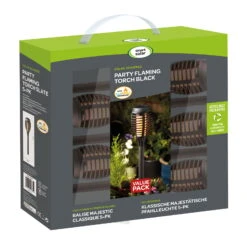 Solar Gartenfackel, 5er-Pack, Schwarz, 47 X 7,4 Cm -Gartenbedarf Geschäft 2950100738 solar gartenfackel schwarz 1 121806