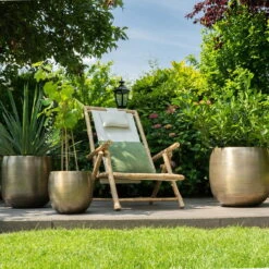 Pflanzgefäß 'Rowen', Gold, Ø 42 X H 41 Cm 14 Pflanzgefäß 'Rowen', Gold, Ø 42 X H 41 Cm -Gartenbedarf Geschäft 3210801621 3210801622 3210801623 Pflanzgefaess Rowen gold 3 114984