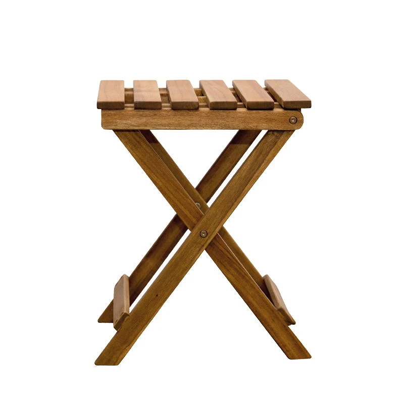Klapphocker/Beistelltisch "France", FSC®-Akazienholz, Ca. 35 X 35 X 45 Cm 3 Klapphocker/Beistelltisch "France", FSC®-Akazienholz, Ca. 35 X 35 X 45 Cm – Bild 2