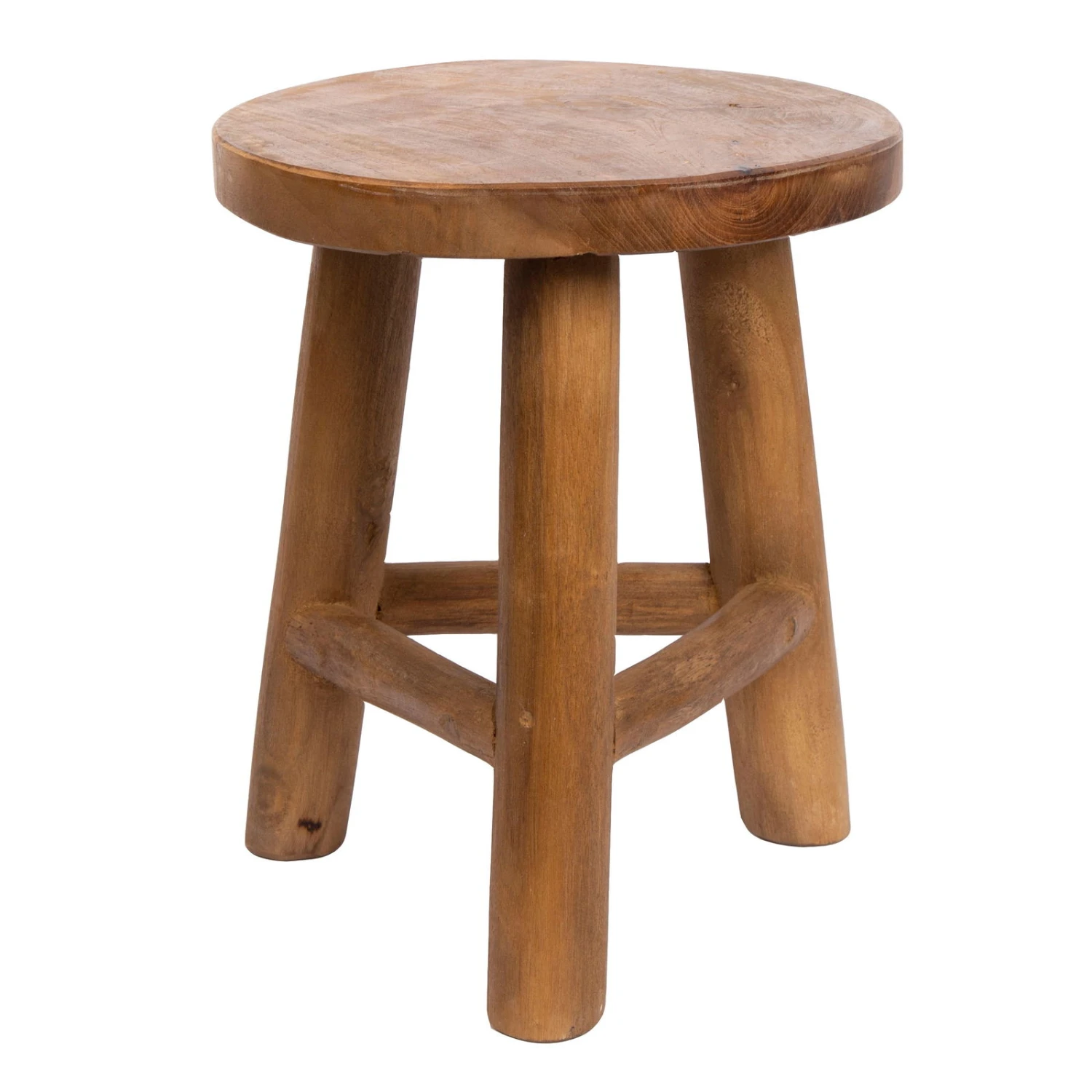 Wurzelholz-Hocker, Light Wax, Ø Ca. 25 Cm X H 30 Cm 3 Wurzelholz-Hocker, Light Wax, Ø Ca. 25 Cm X H 30 Cm