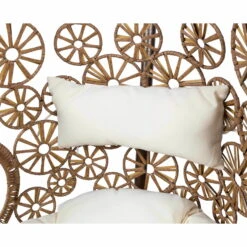 Hängesessel Rhodes, Natur, Inkl. Kissen, Handgewebt, 195 X 95 X 95 Cm -Gartenbedarf Geschäft 3910302500 Haengesessel Rhodes natur inkl Kissen ca95x95x195cm4 71992