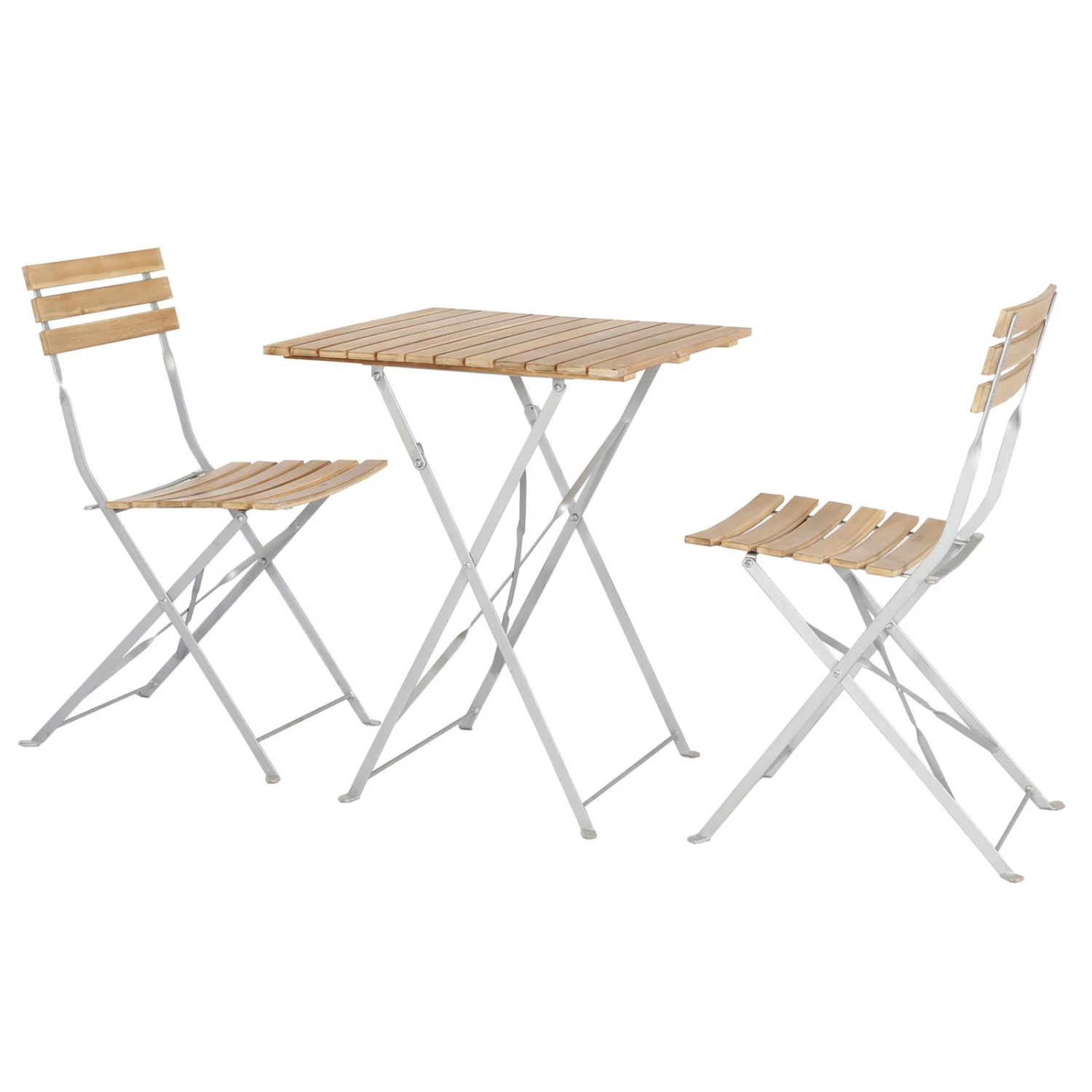 Biergartenset 'Sheffield', 3tlg., Silber/natur 3 Biergartenset 'Sheffield', 3tlg., Silber/natur