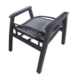 Loungesessel 'Paris', Grau/schwarz -Gartenbedarf Geschäft 3910302694 Loungesessel Paris inkl Auflage 1 118561