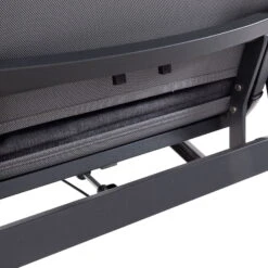 Loungesessel 'Paris', Grau/schwarz -Gartenbedarf Geschäft 3910302694 Loungesessel Paris inkl Auflage 24 118562