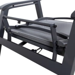 Loungesessel 'Paris', Grau/schwarz -Gartenbedarf Geschäft 3910302694 Loungesessel Paris inkl Auflage 2 118560