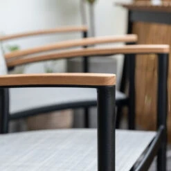 Stapelsessel 'Vera', Mattschwarz/birkengrau, Ca. 83 X 55 X 55 Cm 13 Stapelsessel 'Vera', Mattschwarz/birkengrau, Ca. 83 X 55 X 55 Cm -Gartenbedarf Geschäft 3910302710 Alu Stapelsessel Vera matt schwarz Textilen birkengrau 21 14 119303