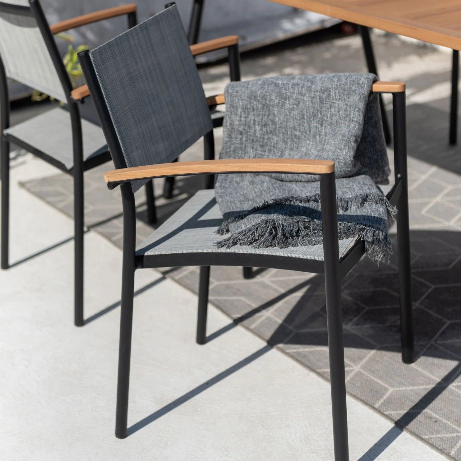 Stapelsessel 'Vera', Mattschwarz/birkengrau, Ca. 83 X 55 X 55 Cm 8 Stapelsessel 'Vera', Mattschwarz/birkengrau, Ca. 83 X 55 X 55 Cm – Bild 6