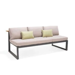 Dining-Bank 'Jimmy', 3-Sitzer, Grau, Ca. 191 X 89 X 75 Cm -Gartenbedarf Geschäft 3910302713 Dining Bank Jimmy 3 Sitzer inkl Auflagen 4 121611