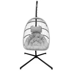 Hängesessel 'Folt Sterzing' Inkl. Auflagen, Light Grey -Gartenbedarf Geschäft 3910302721 Haengesessel Folt Sterzing light grey inkl Auflage 6 123055