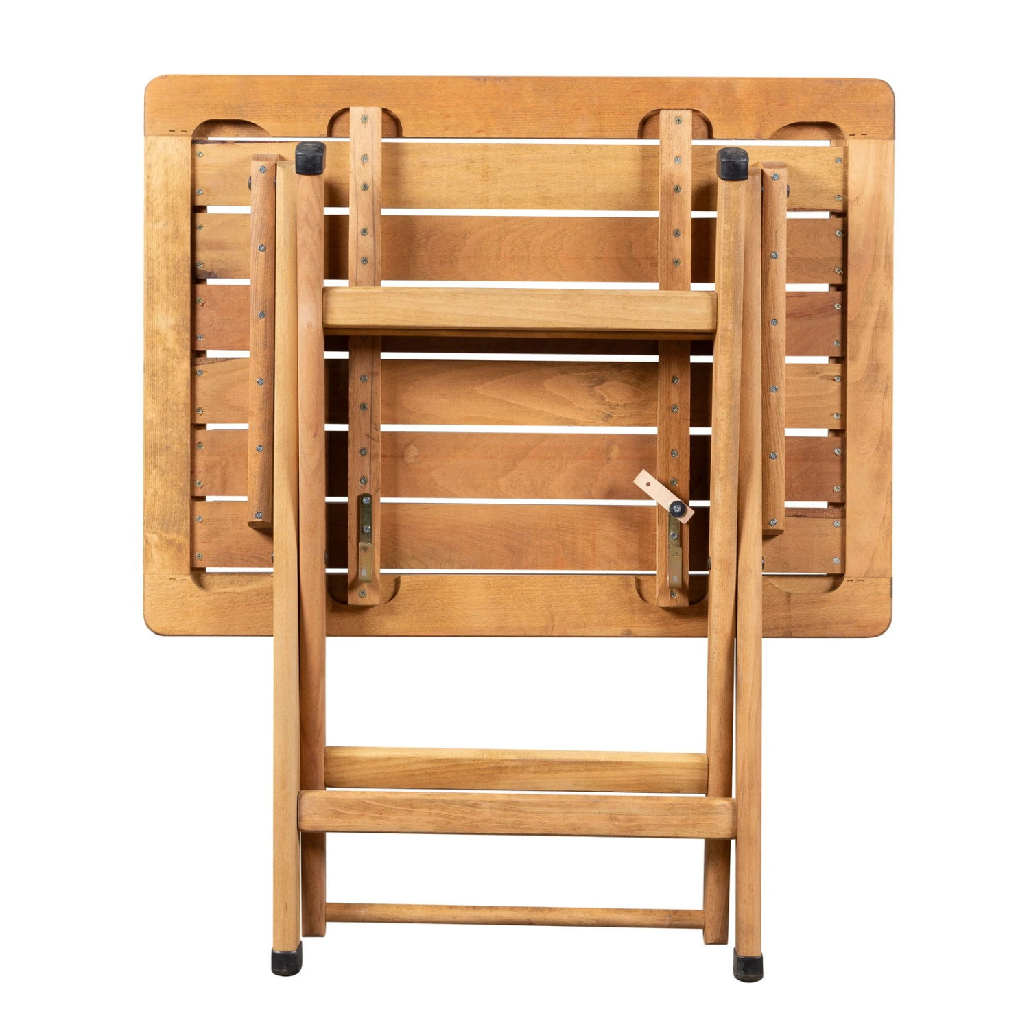 Holztisch 'Matera', Buchenholz, Ca. 80 X 60 X 75 Cm 5 Holztisch 'Matera', Buchenholz, Ca. 80 X 60 X 75 Cm – Bild 3