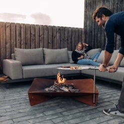 Höfats TRIPLE 90 Feuerschale In Schwarz, Maße 90 X 78 X 24 Cm 15 Höfats TRIPLE 90 Feuerschale In Schwarz, Maße 90 X 78 X 24 Cm -Gartenbedarf Geschäft 3920150074 TRIPLE 90 Feuerschale 90x78x24cm 4 57574