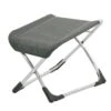 Crespo Hocker/Beinauflage Compact Klappbar, Silber/anthrazit -Gartenbedarf Geschäft 3930400909 Beinauflage Hocker 49026