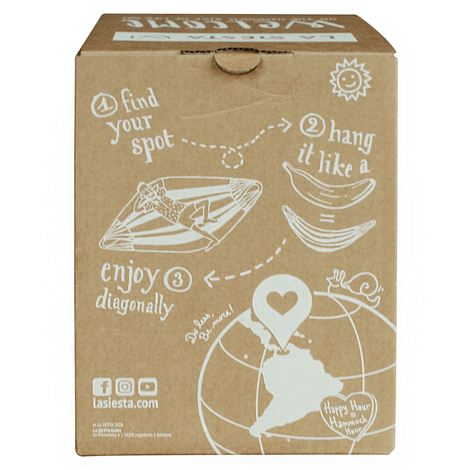 Single-Hängematte 'Paloma', La Siesta, Grau, Bio-Baumwolle, 26 X 21 X 19 Cm 5 Single-Hängematte 'Paloma', La Siesta, Grau, Bio-Baumwolle, 26 X 21 X 19 Cm – Bild 3