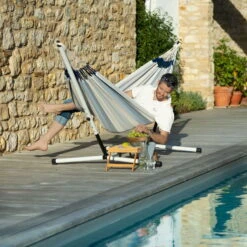 LA SIESTA Doppel-Hängematte 'Brisa', Sea Salt -Gartenbedarf Geschäft 3940200305 Doppel Haengematte Brisa Sea Salt wetterbestaendig 1 86040