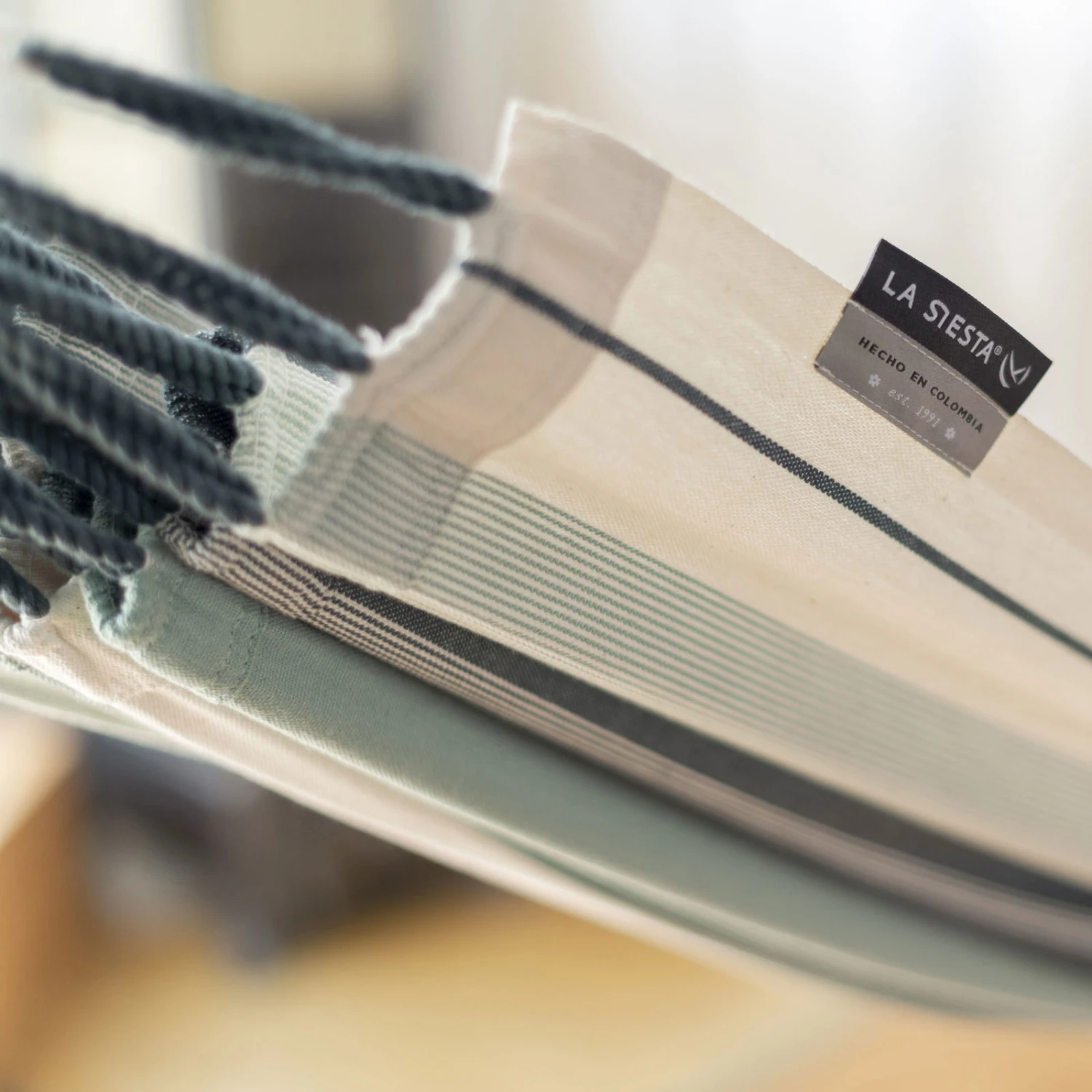 LA SIESTA Hängematte 'Modesta', Olive, L 300 X B 140 Cm 6 LA SIESTA Hängematte 'Modesta', Olive, L 300 X B 140 Cm – Bild 4