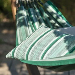 LA SIESTA Hängematte 'Modesta', Agave, Doppel - L 350 X B 160 Cm 10 LA SIESTA Hängematte 'Modesta', Agave, Doppel - L 350 X B 160 Cm -Gartenbedarf Geschäft 3940200338 Doppel Haengematte Modesta Agave Bio Baumwolle 2 106116