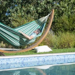 LA SIESTA Hängematte 'Modesta', Agave, Doppel - L 350 X B 160 Cm 9 LA SIESTA Hängematte 'Modesta', Agave, Doppel - L 350 X B 160 Cm -Gartenbedarf Geschäft 3940200338 Doppel Haengematte Modesta Agave Bio Baumwolle 4 106115