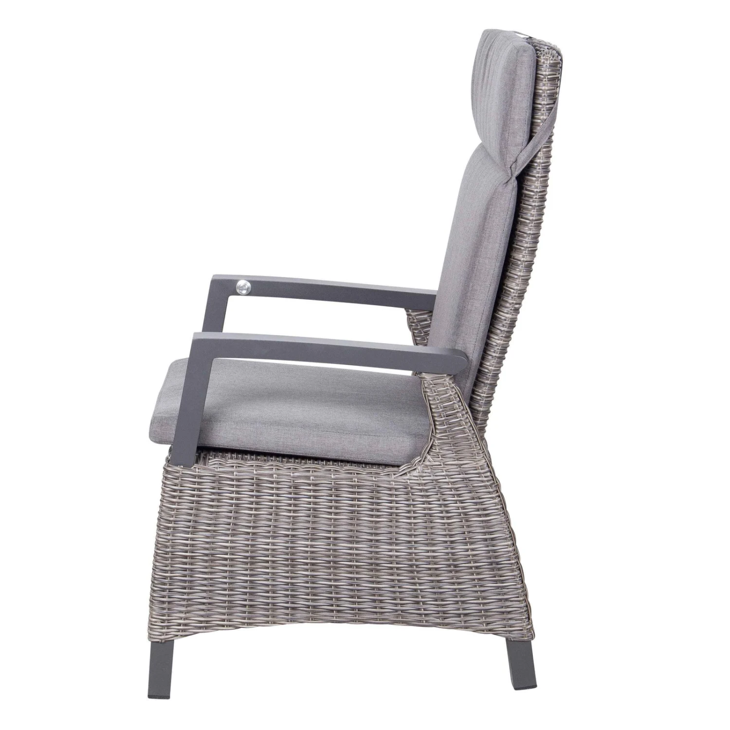 Kölle Sessel 'Bremen', Verstellbare Rückenlehne, Alu, Kunstrattan, 109 X 72 Cm 4 Kölle Sessel 'Bremen', Verstellbare Rückenlehne, Alu, Kunstrattan, 109 X 72 Cm – Bild 2