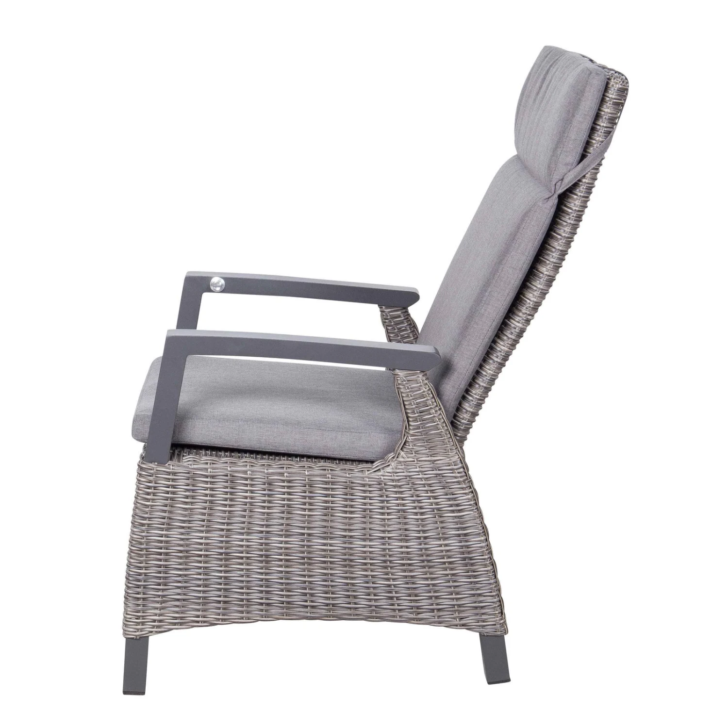 Kölle Sessel 'Bremen', Verstellbare Rückenlehne, Alu, Kunstrattan, 109 X 72 Cm 5 Kölle Sessel 'Bremen', Verstellbare Rückenlehne, Alu, Kunstrattan, 109 X 72 Cm – Bild 3