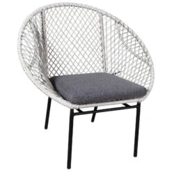 Sitzmöbelgruppe 'Nairobi' Inkl. Auflagen, 4-teilig, Grau 10 Sitzmöbelgruppe 'Nairobi' Inkl. Auflagen, 4-teilig, Grau -Gartenbedarf Geschäft 3950101014 Alu Geflechtgruppe Nairobi 4tlg grau inkl Kissen 12 86026